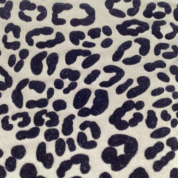 Aqua Bloomingdale’s Crop Top Size XS Xsmall Velvet Burnout‎ Animal Print Leopard - Picture 2 of 7
